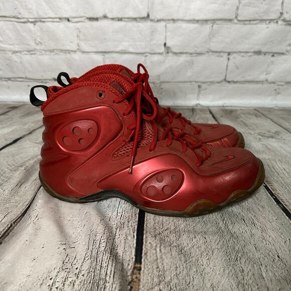 Nike Zoom Rookie Varsity Men’s Red High Top Sneakers, Size 8, Pre-owned - Picture 4 of 10